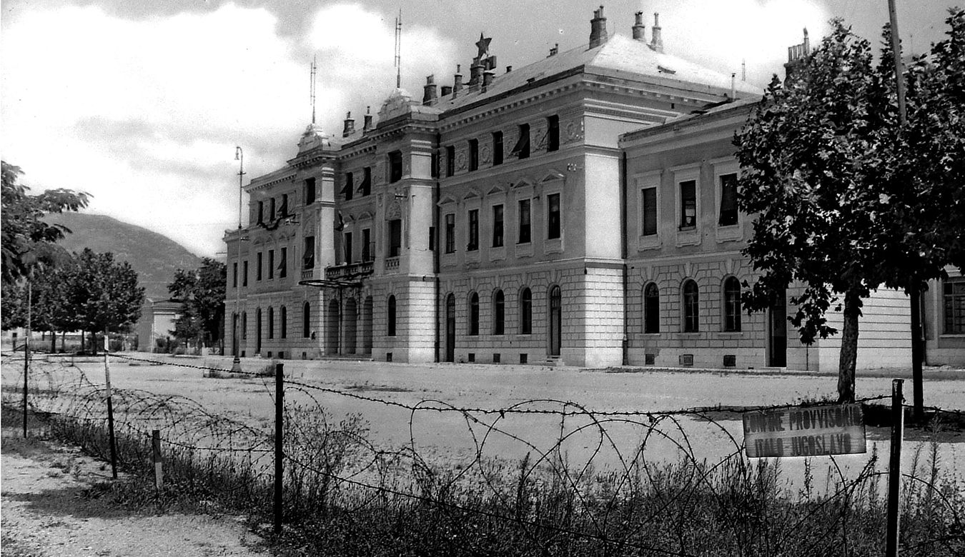 Gorica - železniška postaja v obdobju med letom 1947 in 1948