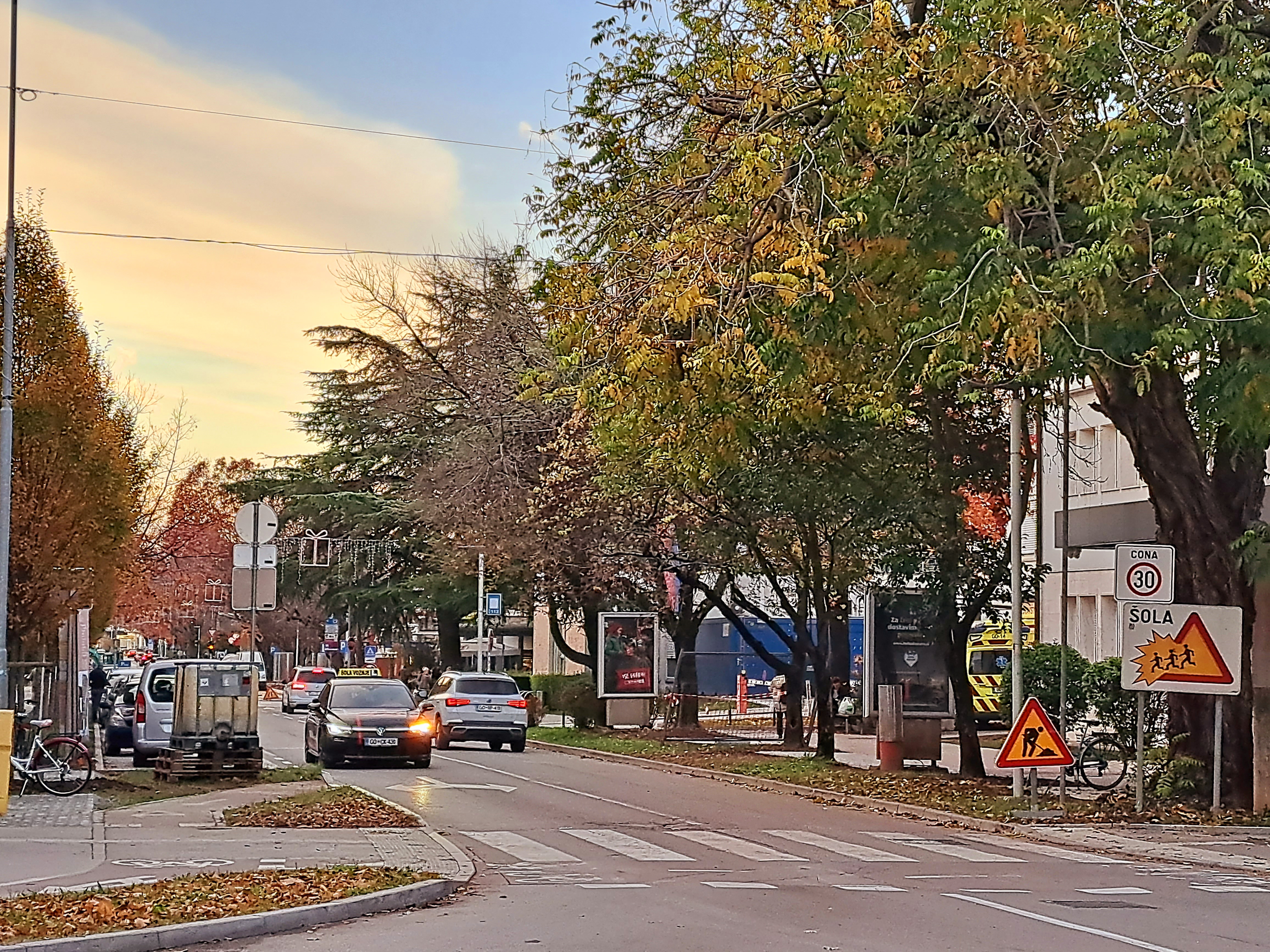Rejčeva ulica v Novi Gorici