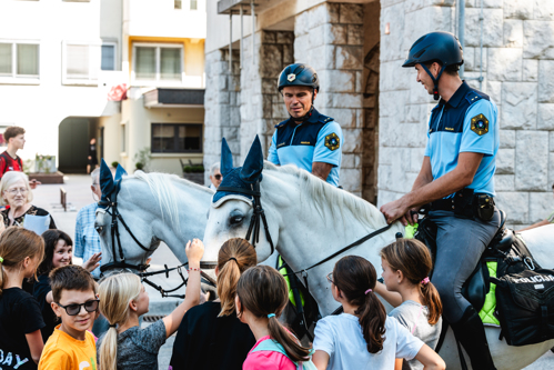 Policisti na konjih