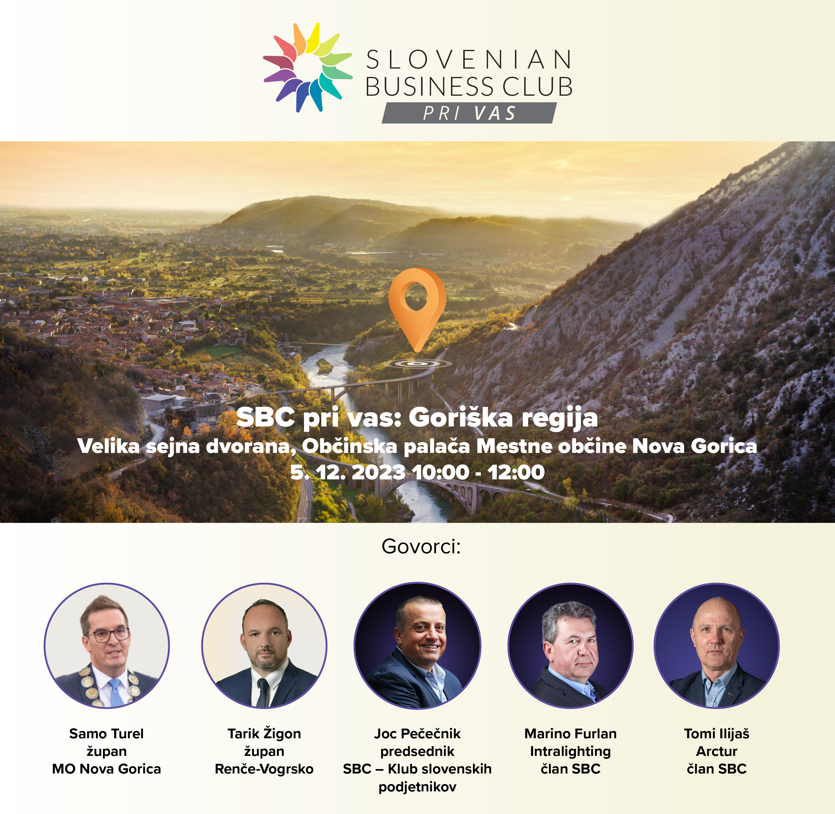 Vabilo na srečanje Kluba slovenskih podjetnikov v Novi Gorici